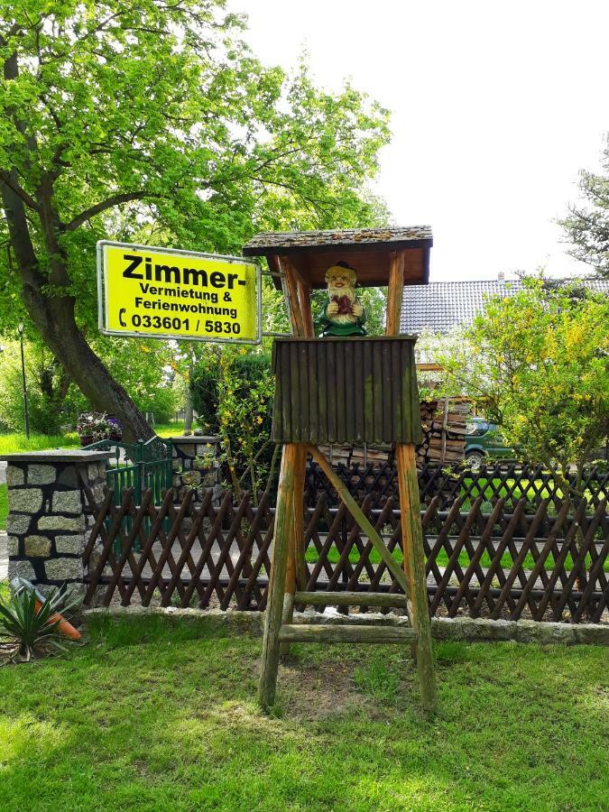 Pension Zum Weissen Hirsch Reitwein Екстериор снимка